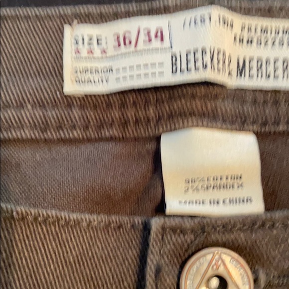 Bleecker & Mercer 36/34 camouflage green jeans - Picture 2 of 3